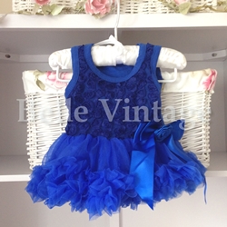 Electric Blue Baby Tutu Dress
